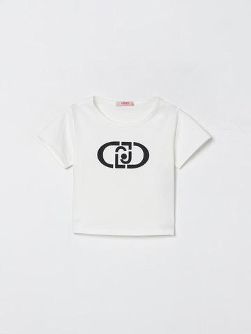 t-shirt logo GF5206J0088 10602 LIU JO JUNIOR 