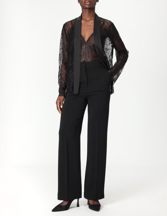 giacca blazer in pizzo H.M3000.4343 NERO HANITA 