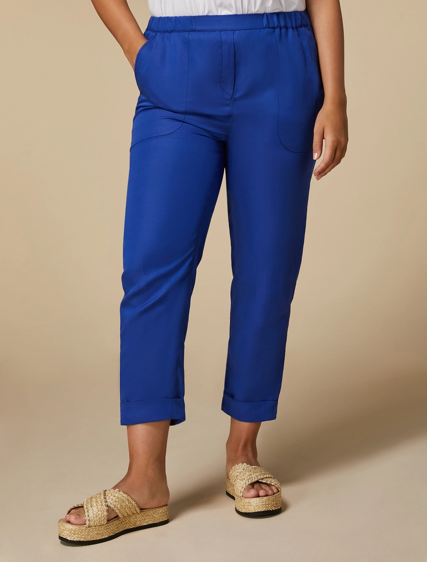 pantalone jogging misto lino UGUALE 005 MARINA RINALDI 