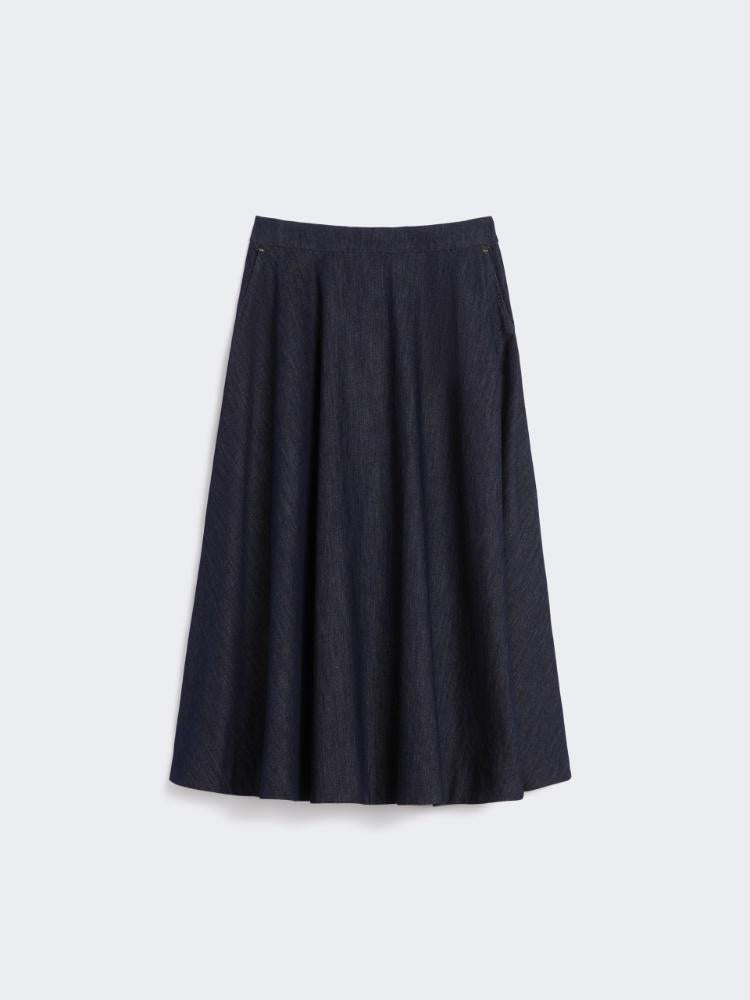 gonna svasata in denim CECILE 001 S MAXMARA 