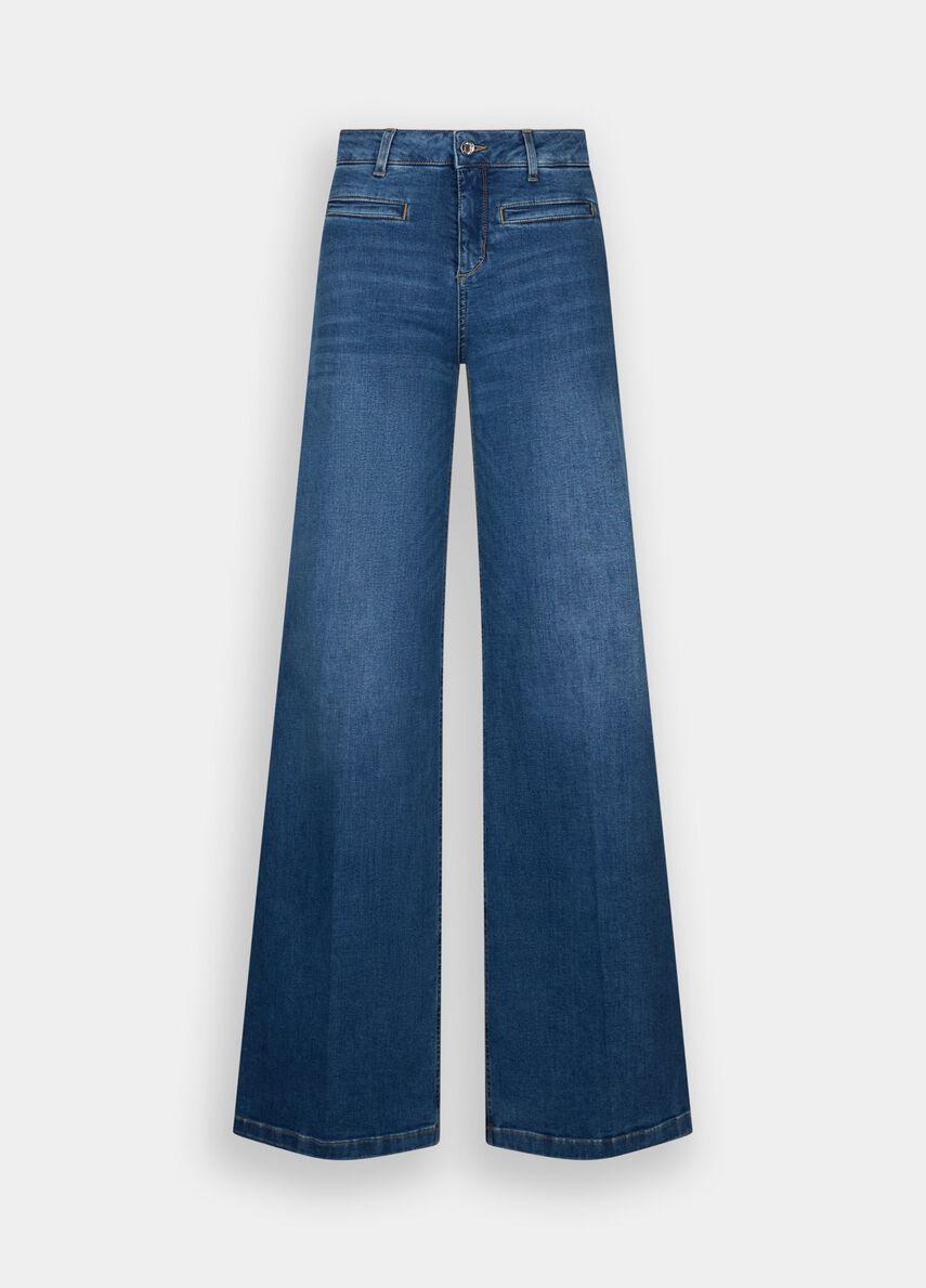 jeans flare a vita alta UA6069DS004 78263 LIU JO DENIM 