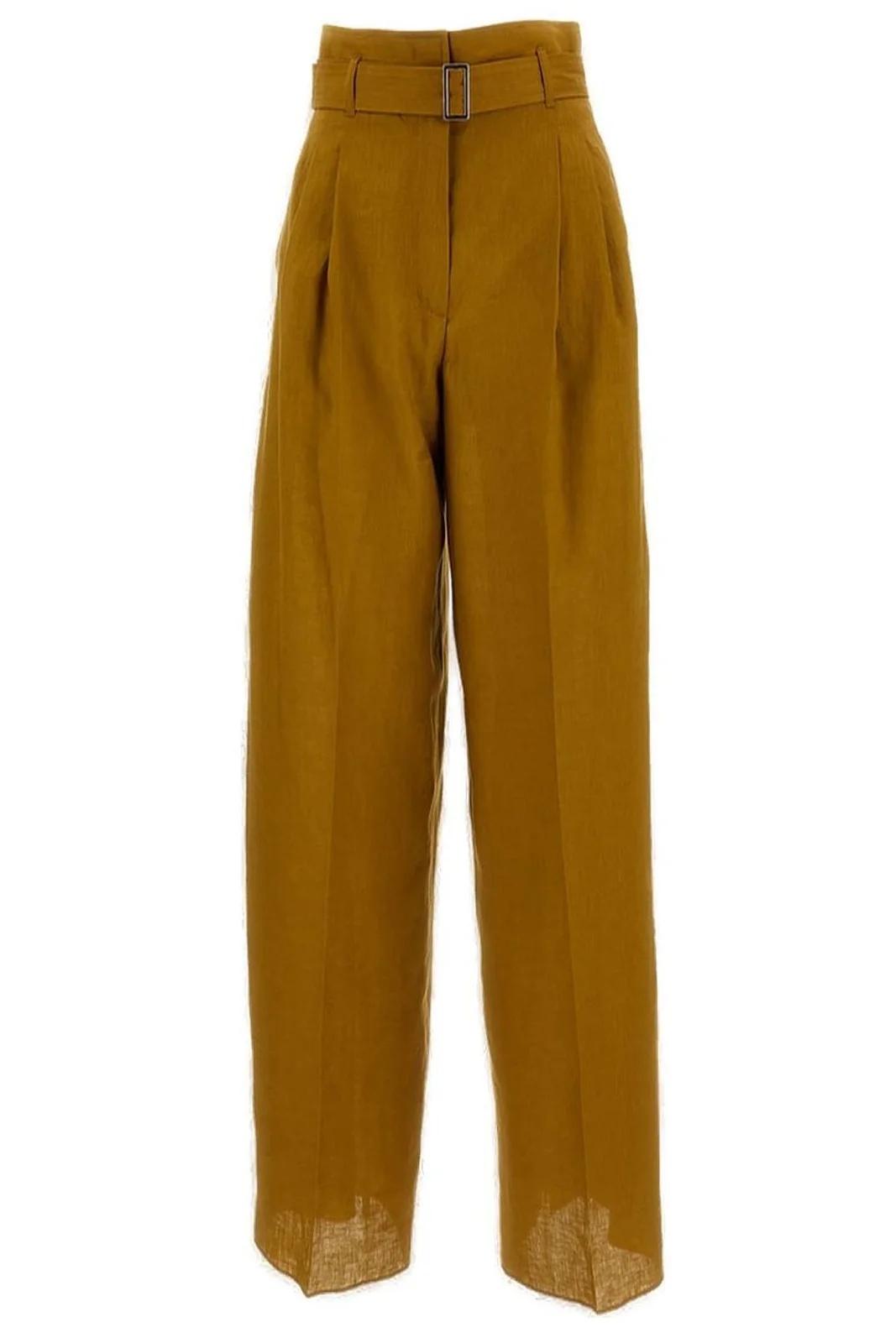 pantalone in tela di lino MSTMATERIA 030 MAXMARA STUDIO 