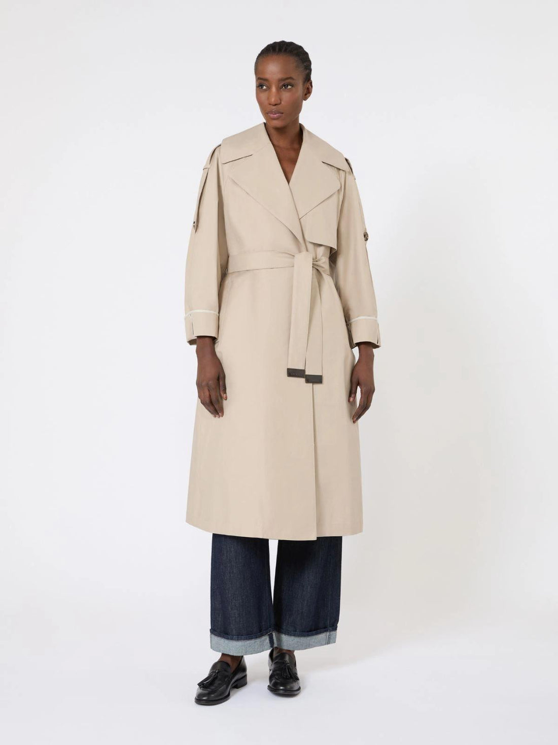 trench over in twill antigoccia MTCUTRENCH 013 MAXMARA THE CUBE 