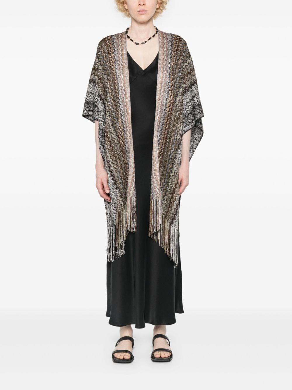 poncho in maglia zig zag 5PB6VMD9718 0003 MISSONI 