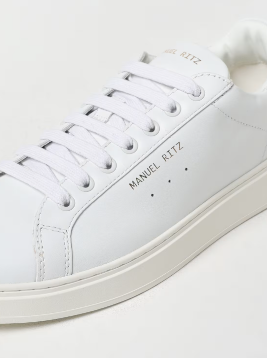 sneakers in pelle con logo 3832Q510 253331 02 MANUEL RITZ 