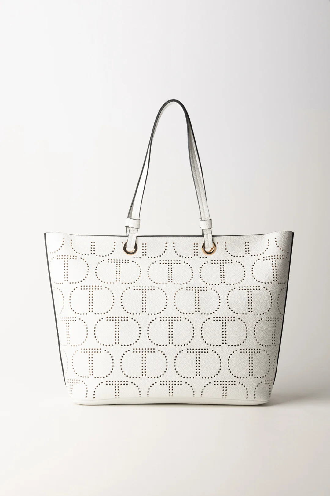 borsa con logo traforato 241TD8030 00001 TWINSET 