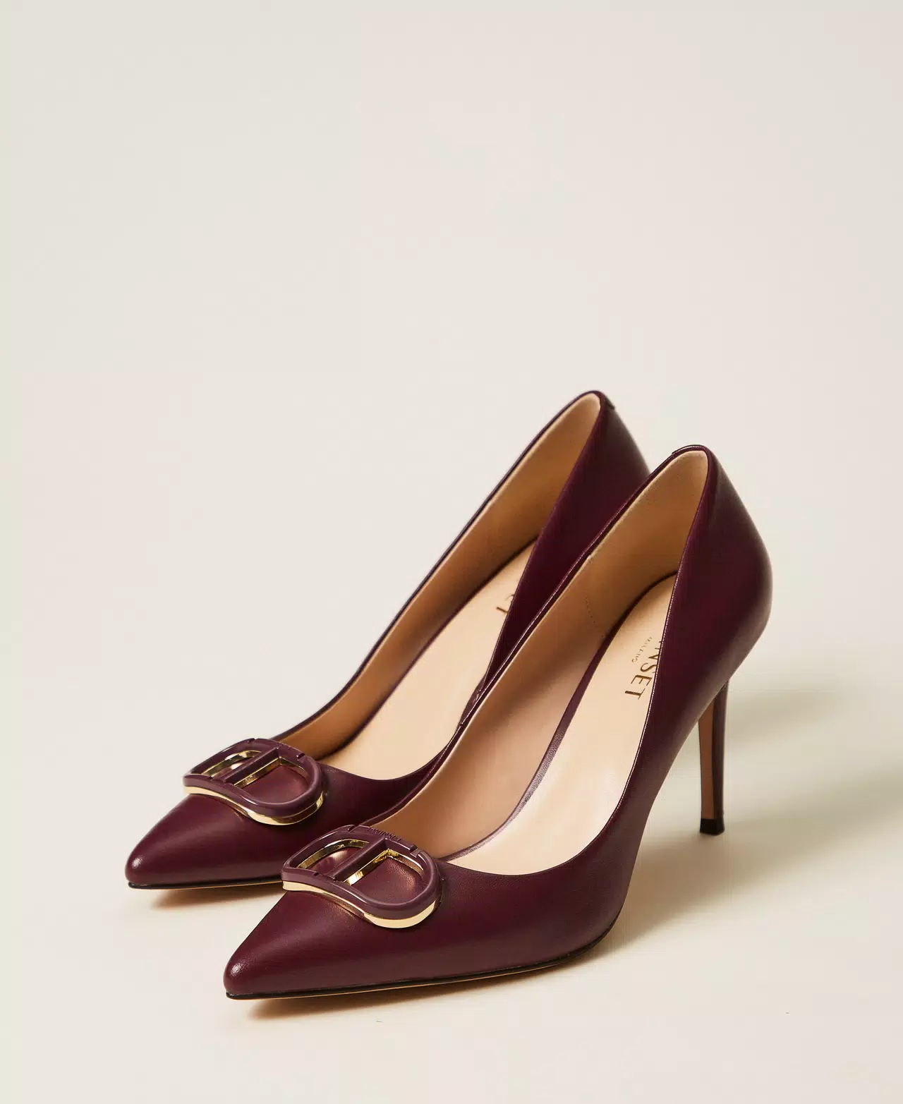 dècollettè in pelle 252TCP032 05609 TWINSET 