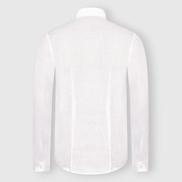 camicia lino vintage 61183 50002 001 GRAN SASSO 