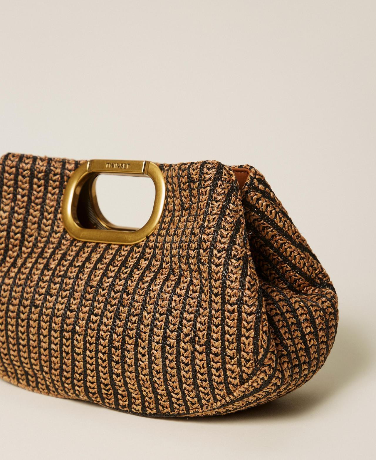 maxi pochette in paglia 261TB7500 06228 TWINSET 