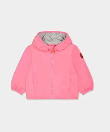 giubbino leggero con cappuccio I30006X WIND20 80018 AURORA PINK SAVE the duck 