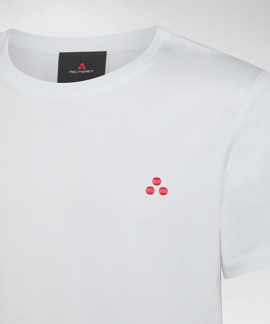 T-shirt con logo piccolo PEU4060 99012110 BIAOF PeUTEREY 