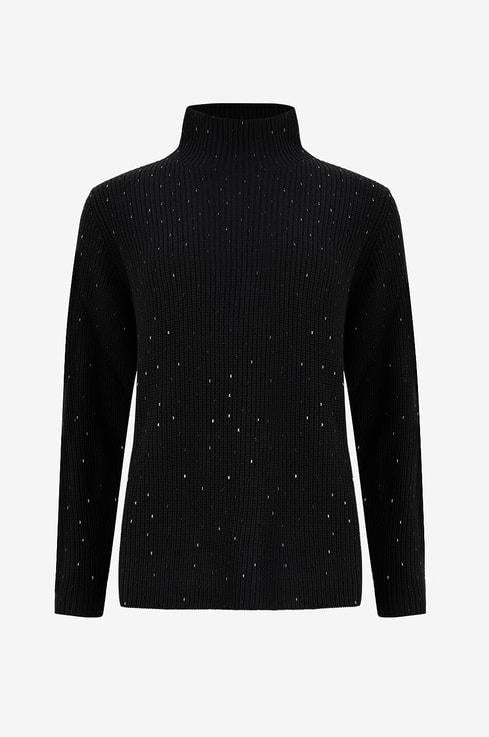 maglione in lana con strass KASTEL 005 MARINA RINALDI 