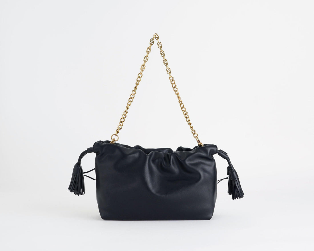 borsa tassel small XAB0035 A 99 NERO VICOLO 