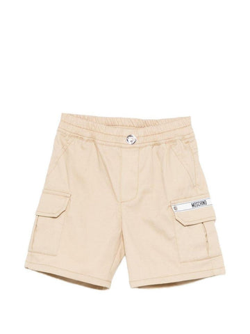 shorts cargo con logo MUQ01Q LYA02 20829 MOSCHINO KIDS 