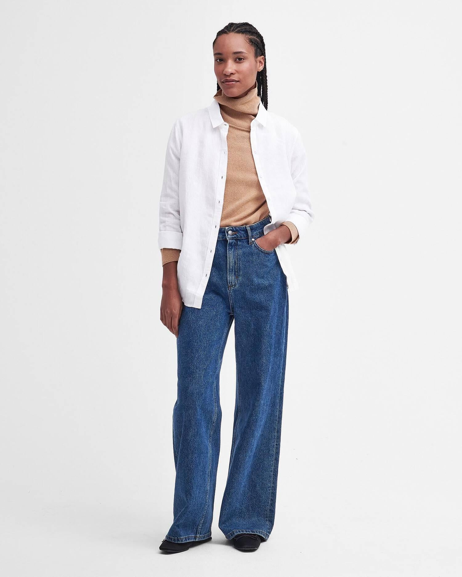 camicia in lino Marine LSH1315 LSH WH11 BARBOUR 