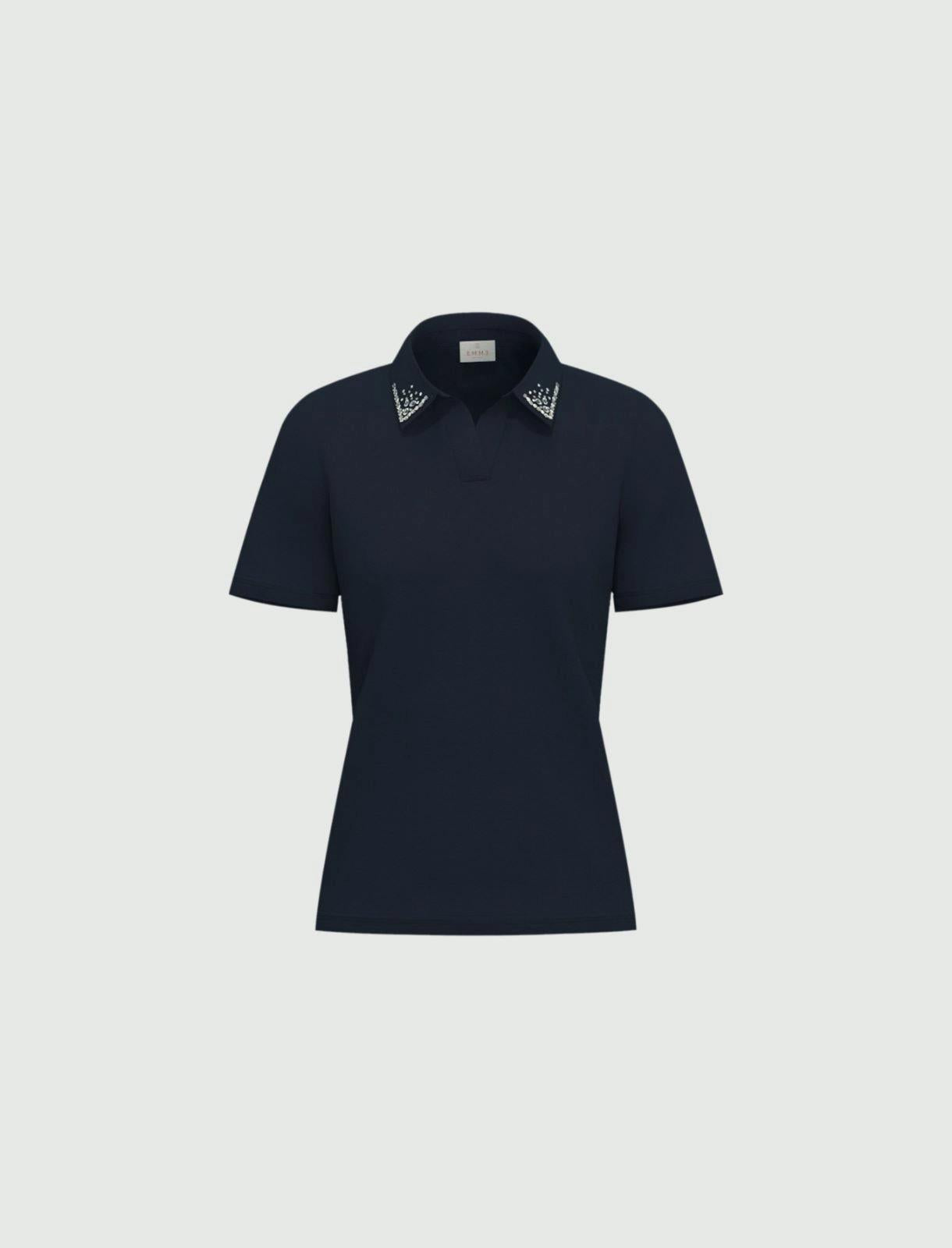 polo con perle e cristalli EMMONIRICA 002 EMME MARELLA 