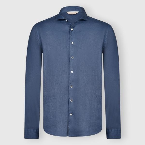camicia lino vintage 61183 50002 598 GRAN SASSO 
