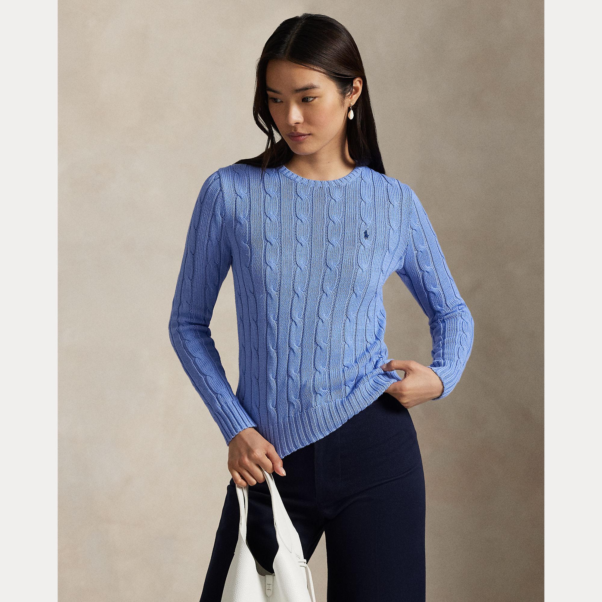 maglia girocollo a trecce 211-891640 003 RALPH LAUREN POLO 