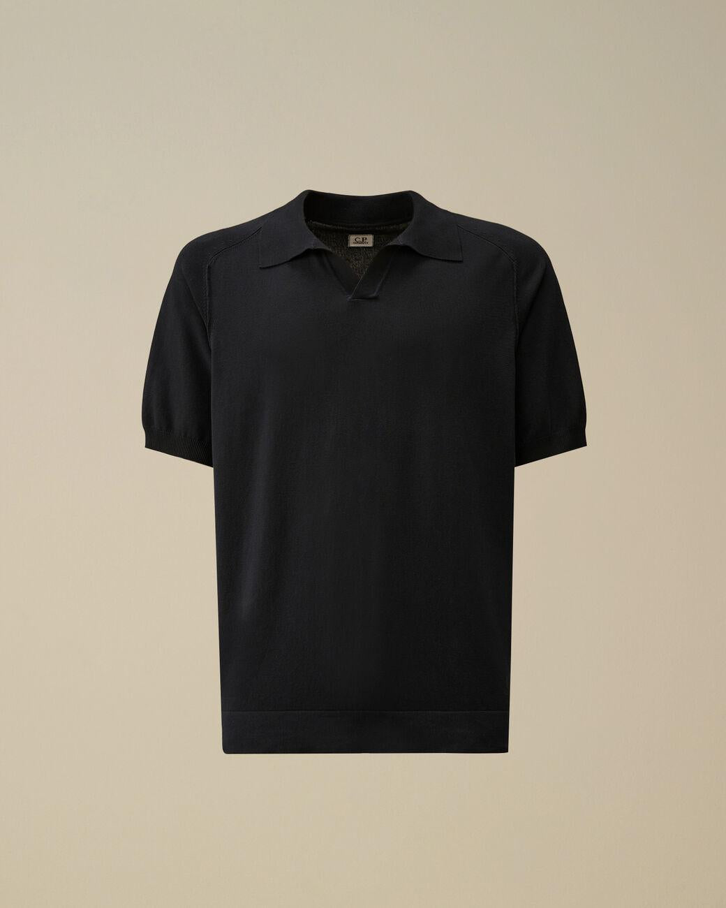 polo cotton sleeve 20CMKN104A 006323O 888 CP COMPANY 