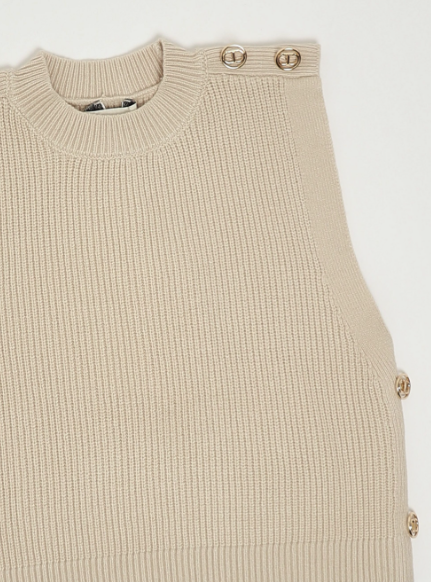 top cropped con bottoni 252GJ3062 10884 TWINSET GIRL 