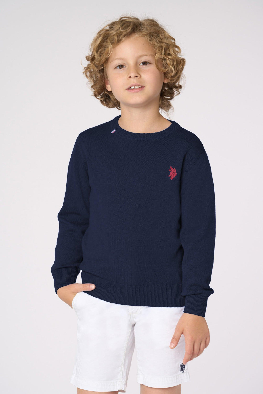 maglioncino girocollo US43573001 177 U.S. POLO ASSN. 