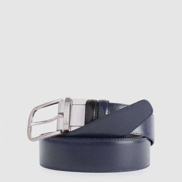 cintura in pelle bicolor CU3049C11 NB PIQUADRO 