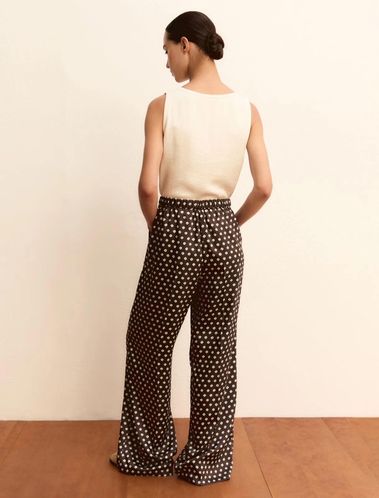 pantalone in twill stampato EMMBAOBAB 008 EMME MARELLA 