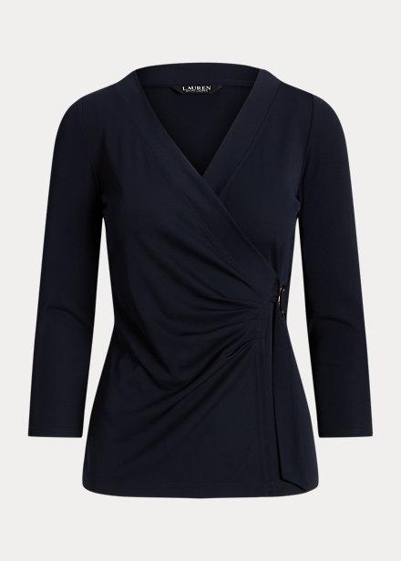 maglia in jersey stretch 200-889081 010 LAUREN RALPH LAUREN 