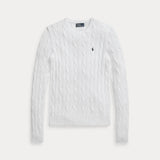 RALPH LAUREN POLO maglia con logo a trecce Bianco
