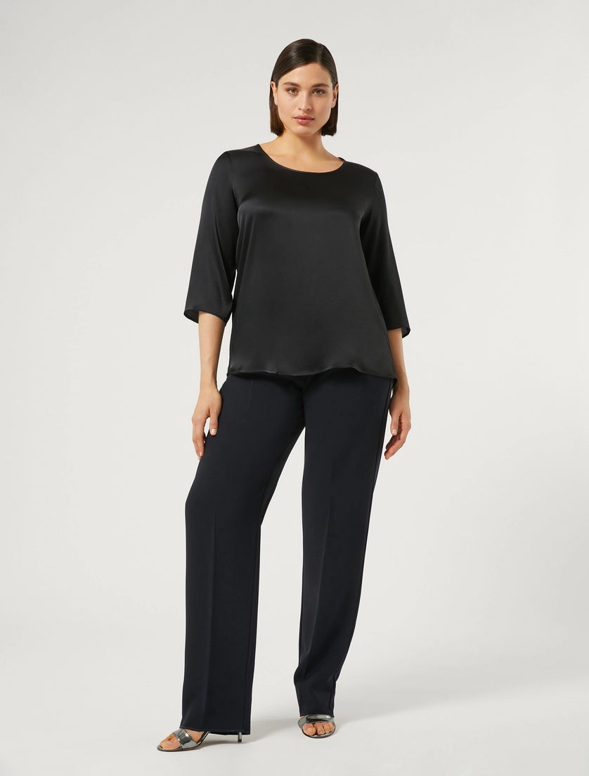 blusa in satin BAMBUS 005 MARINA RINALDI 