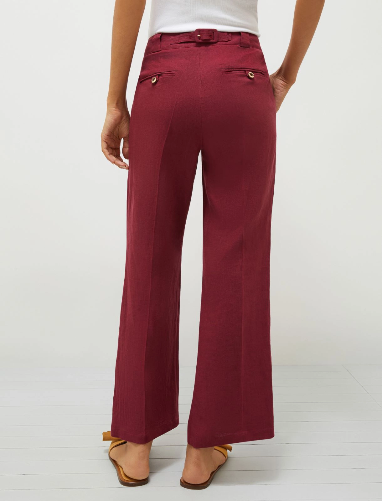 pantalone flare in lino FALCO 004 MARella 