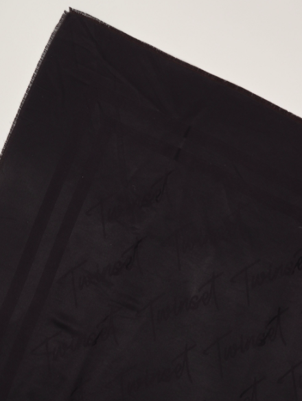 sciarpa in viscosa con logo 251TA4220 00006 TWINSET 