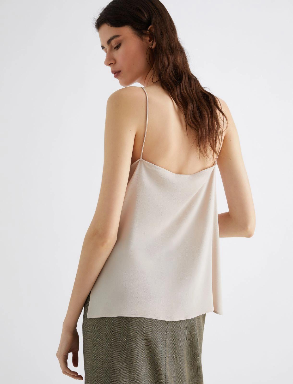 top con pizzo in seta SPUMA 004 MARella 