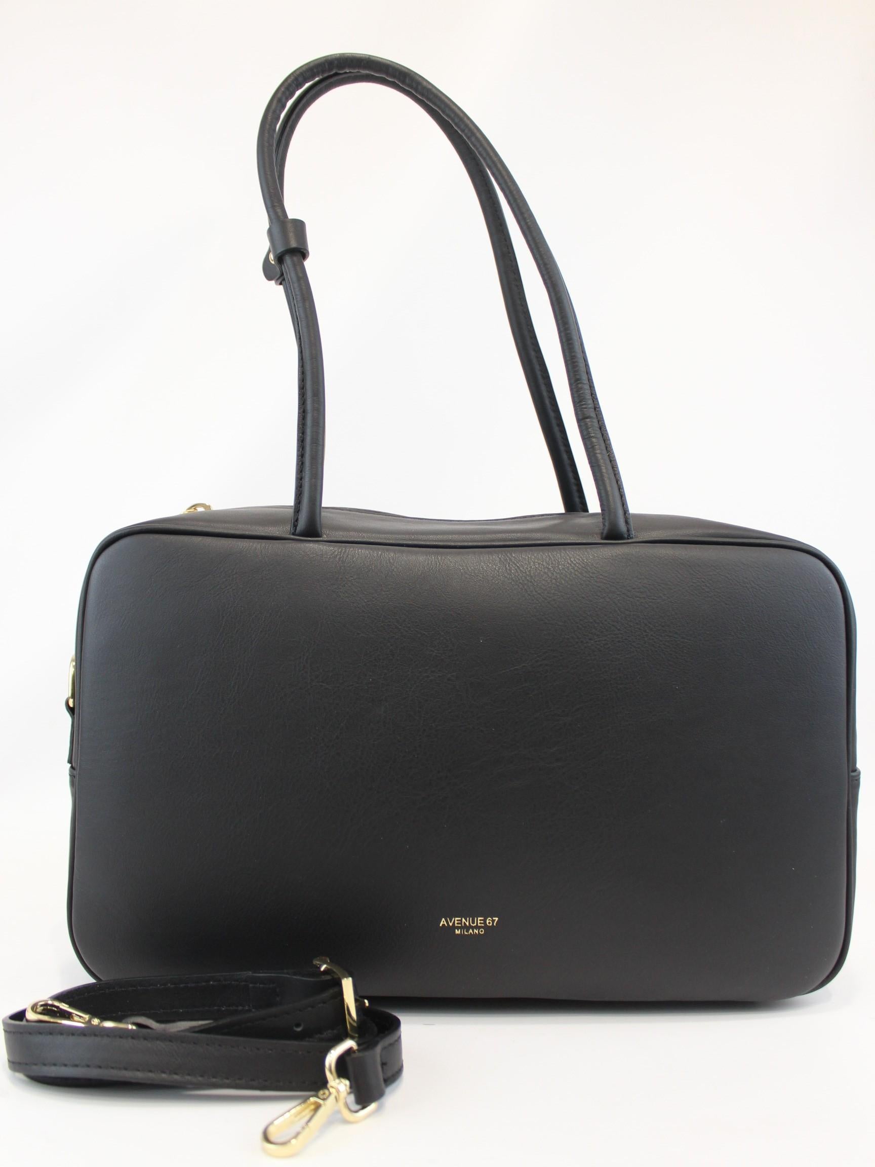 borsa a bauletto trunky TRUNKY NERO AVENUE 67 