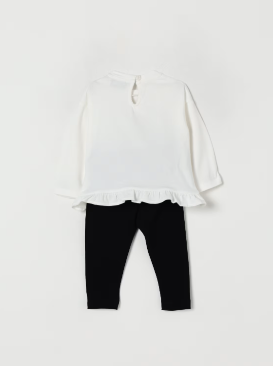 Tuta moschino bimba MDK03CLBA11 83933 MOSCHINO KIDS 