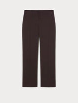 MARINA RINALDI pantalone in twill di cotone Marrone