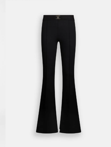 pantalone flare con cintura MF5143J9189 22222 LIU JO WHITE 