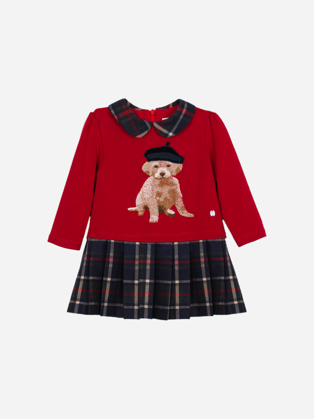 abito scozzese con cane VET4133261 RED PATACHOU 