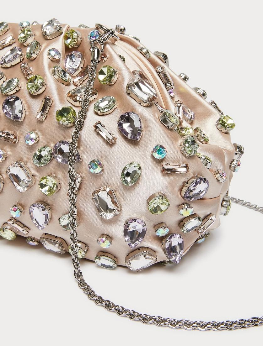 Borsa in raso con cabochon MRENODO 001 MARINA RINALDI 