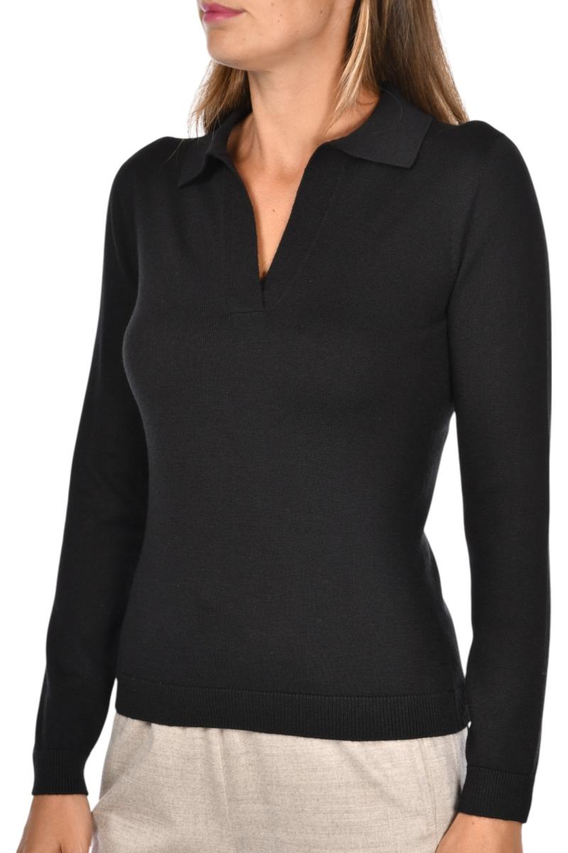 polo skipper in lana merinos 54219 14202 099 GRAN SASSO 