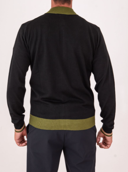 maglione full zip 3932M501 253807 99 MANUEL RITZ 