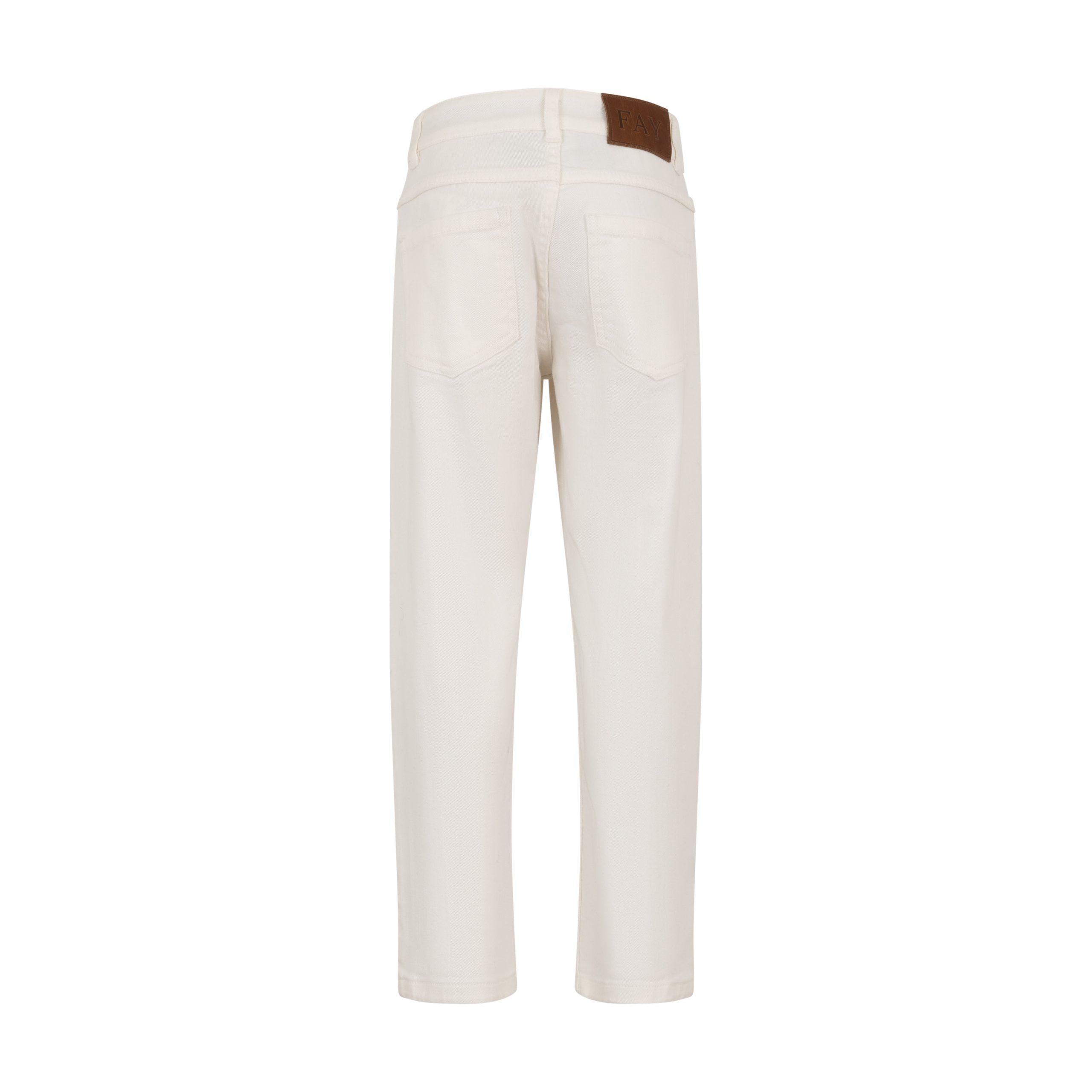 pantalone regular fay FX6P30 D0039 102 FAY 