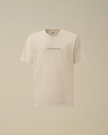 t-shirt con maxi logo schiena 19CMTS104A 005100W 103 CP COMPANY 