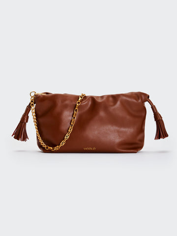 borsa tassel small XAB0035 ABU 69 FONDENTE VICOLO 