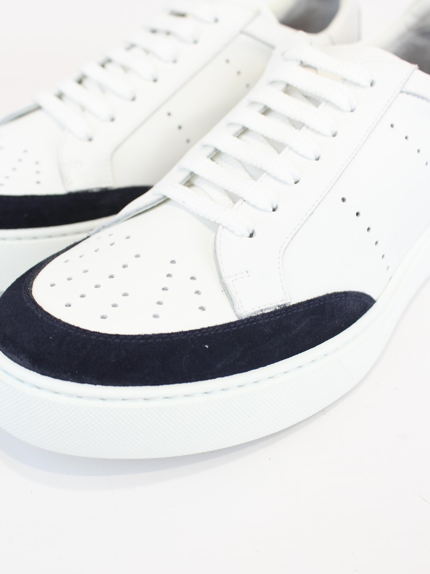 sneakers con dettaglio camoscio 1017 FLORENCE BLU ROSSI 