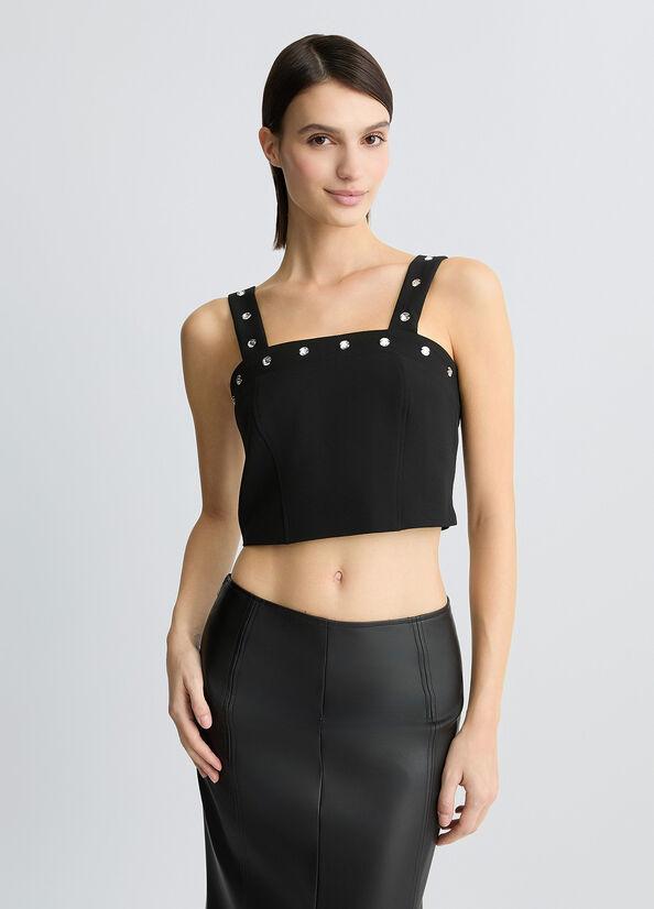 top con strass WA5072TS896 22222 liU JO 