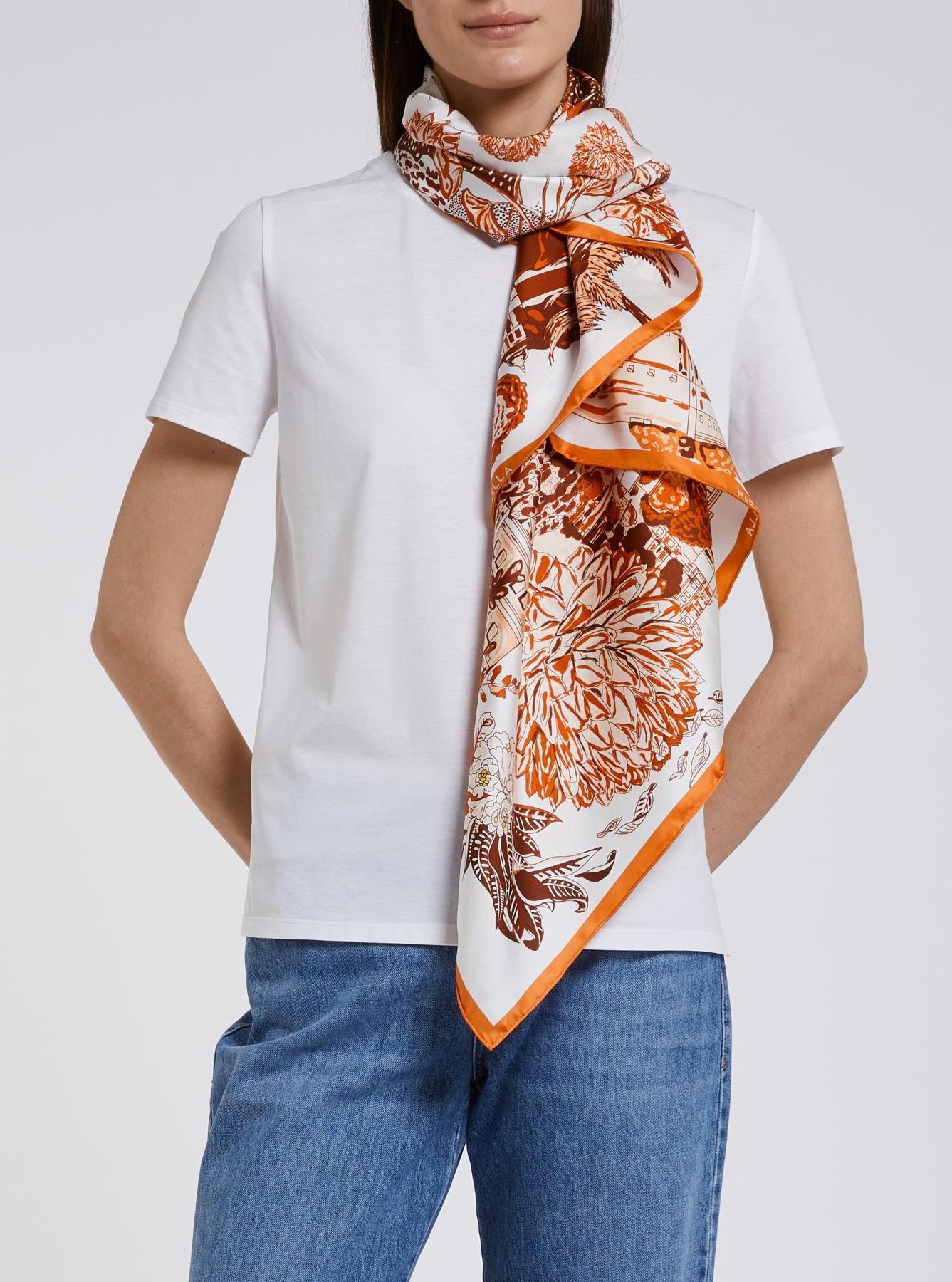 foulard in twill di seta MLAGETTO 003 MARella ACCESSORI 