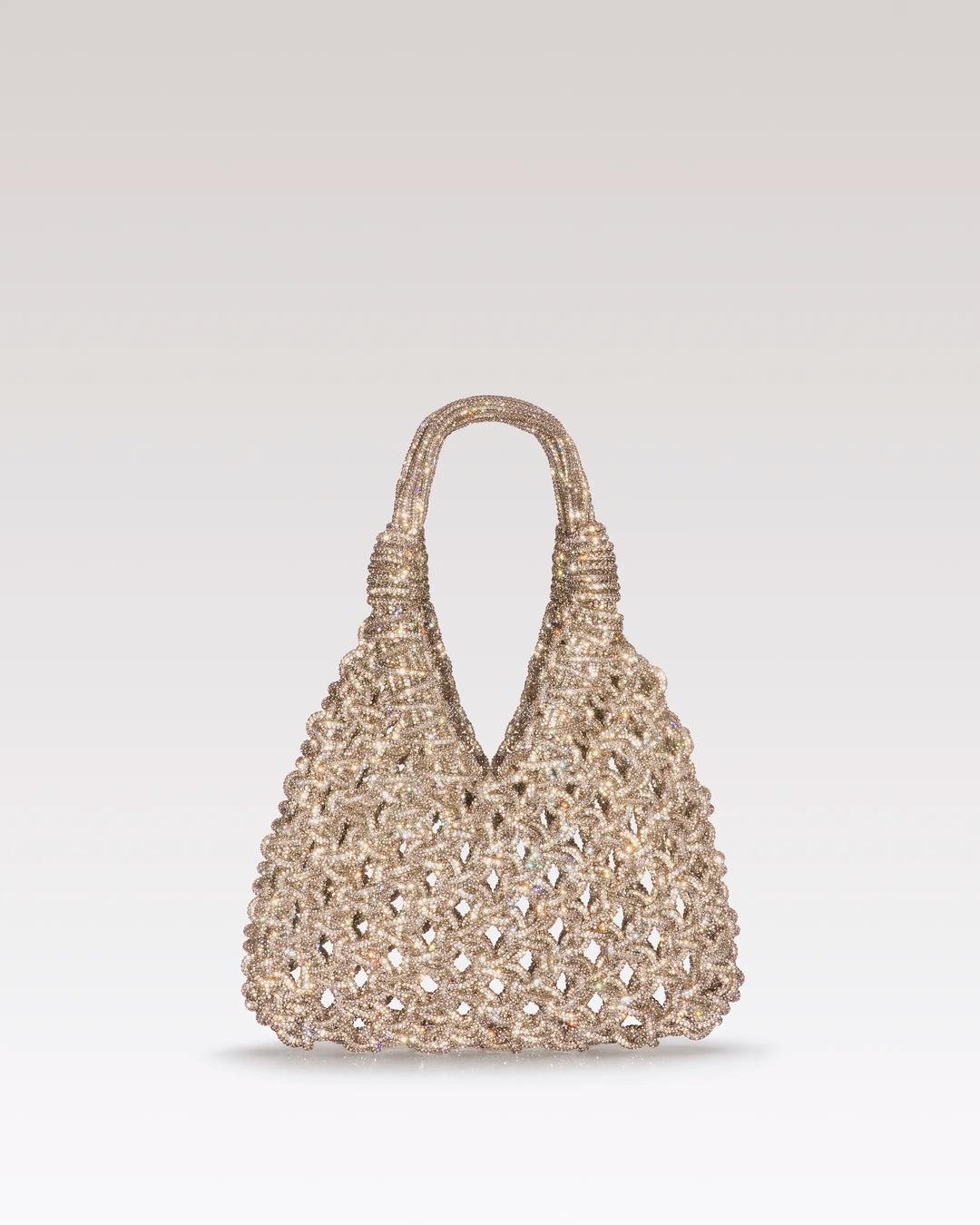 borsa vannifique cristalli VANNIFIQUE GOLDEN SHADOW HIBOURAMA 
