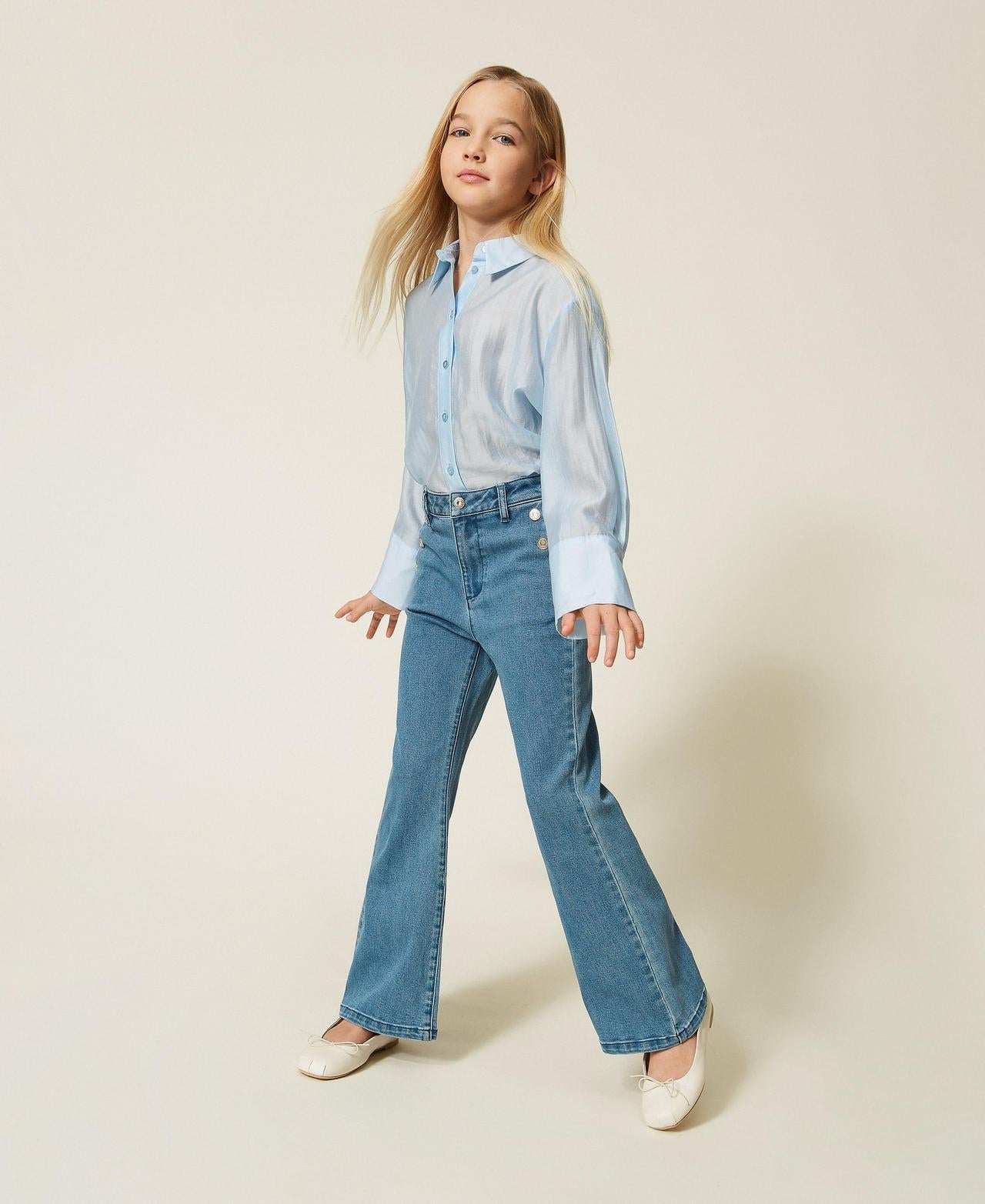 jeans svasati 261GJ2062 03451 TWINSET GIRL 