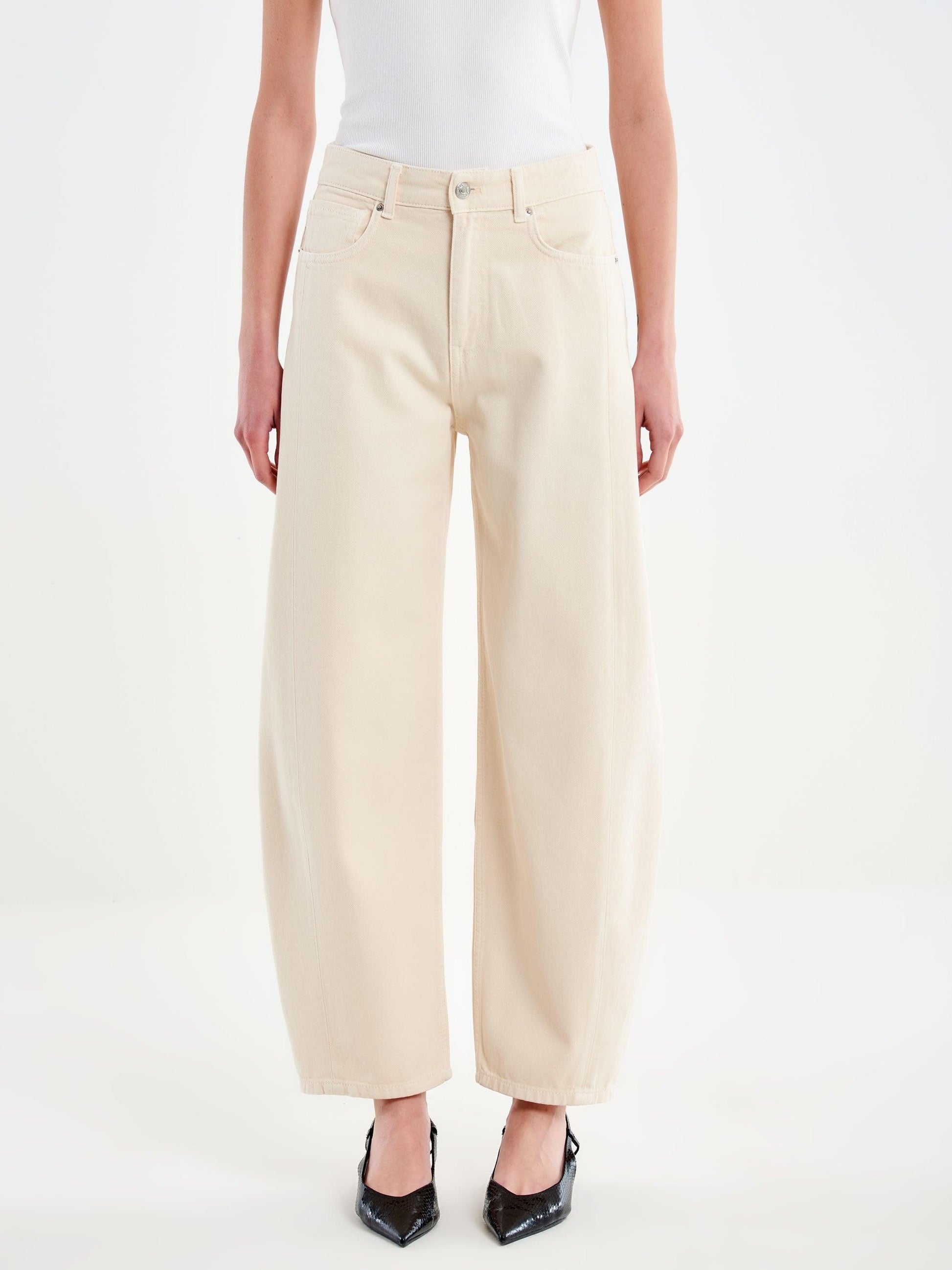 jeans chiara balloon fit DAB5150 CREMA VICOLO 